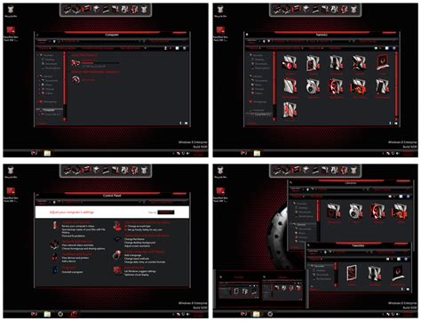 Alienware Red Skin Pack Skins Windows