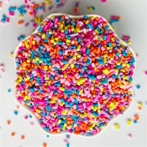 1 Kg Per Bag Hengxin Polymer Clay Fake Candy Sprinkles For Slime Nail Art Crafts Buy
