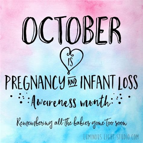 October Is Loss Month Pregnancy And Infant Loss Awarenessq — Barefoot Birth