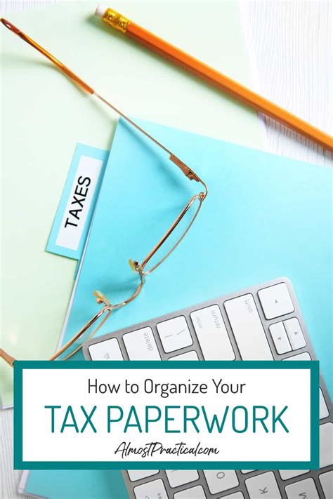 How To Organize Your Tax Paperwork Keep It Cleaner Paperwork
