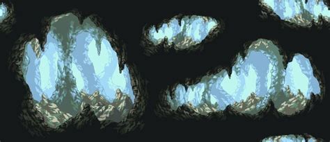 Pixel Cave Background