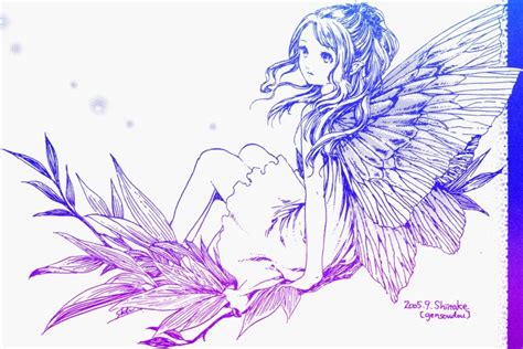 Fairy Princess With Wings By Manga Artist Shiitake Anime Beautiful