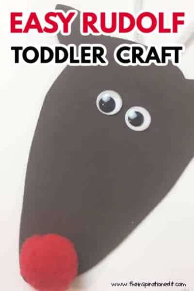 Easy And Simple Rudolf Craft For Kids · The Inspiration Edit