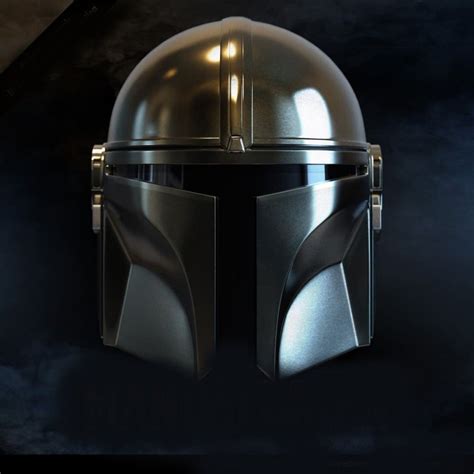 Star Wars Mandalorian Helmet Real Stl File 3d Print Etsy