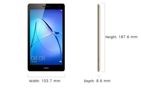 Huawei mediapad t3 7 tablet was launched in april 2017. HUAWEI MediaPad T3 7 inch 3G tablet specifications ...