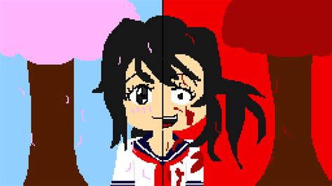 Pixilart Yandere Chans Evil And Good Side By Yanderedrawerxx