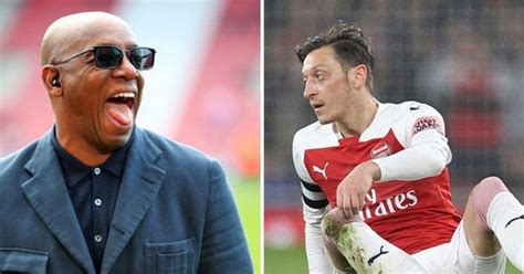 ian wright blames two arsenal players for mesut ozil s troubled spell under unai emery daily