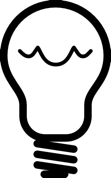 Light Bulb Outline Clipart Best