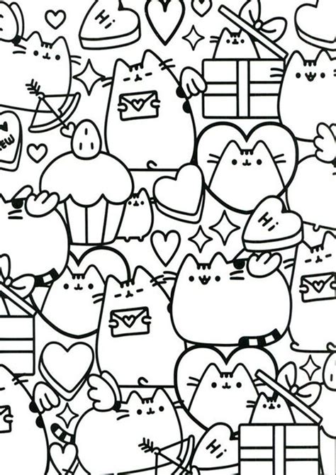 Free And Easy To Print Pusheen Coloring Pages Pusheen Coloring Pages