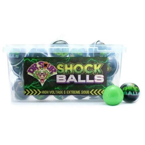 Köp Dr Sour Shock Balls X 50st Hel Låda Hos Coopers Candy
