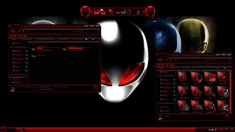 Alienware Red Premium Skinpack For Windows Skin Pack For Windows