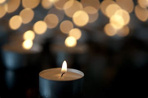 Free Stock Photo 13458 Tealight Candle With Bokeh Background