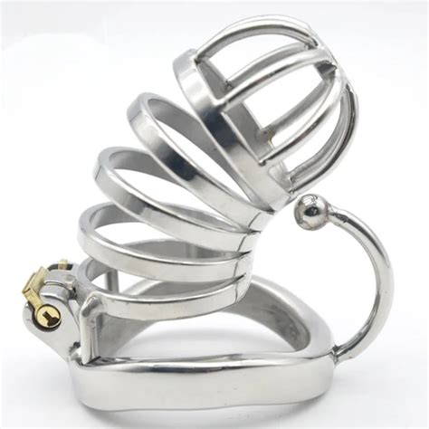 Aliexpress Buy Stainless Steel Stealth Lock Male Chastity Devices