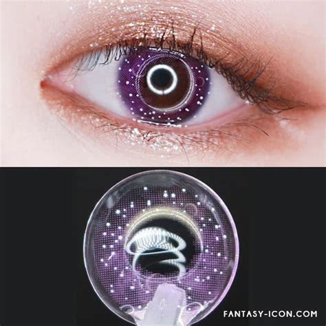 Milky Stella Purple Violet Contacts Galaxy Lens Fantasy