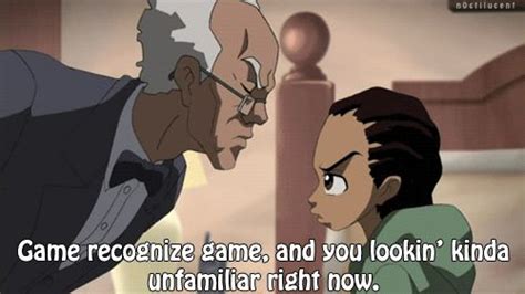 The Boondocks Game Recognize Game Boondocks Boondocks Quotes Riley