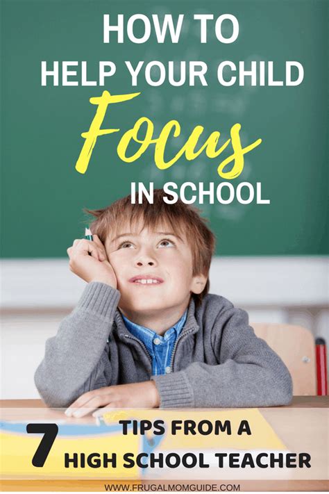 7 Tips To Help Kids Focus In School The Frugal Mom Guide