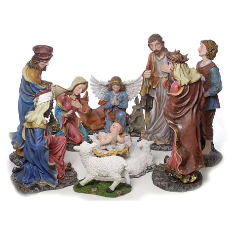 Nativity Scene In Resin 12 Figurines 85cm Online Sales On