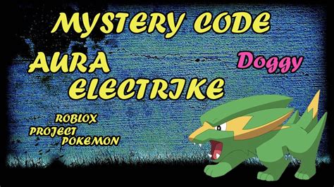 New Code Pokemon Roblox Project Pokemon Youtube