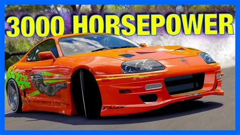 Forza Horizon 3 3000 Horsepower Supra Test Drive Youtube