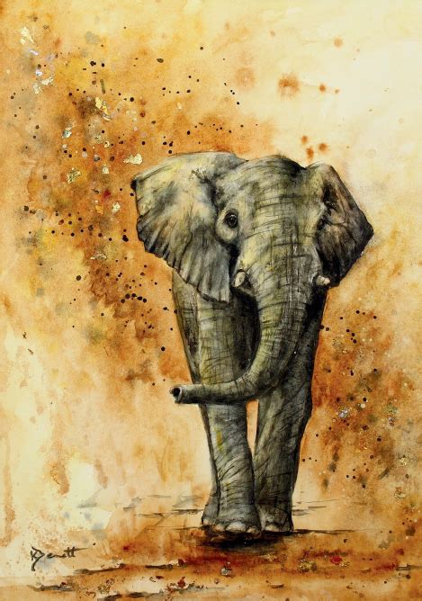 How To Paint An Elephant In Watercolour With Kerry Bennett
