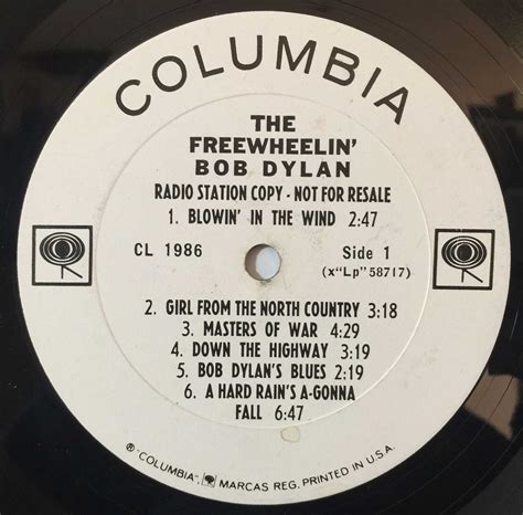 Lot 166 Bob Dylan The Freewheelin Bob Dylan Lp