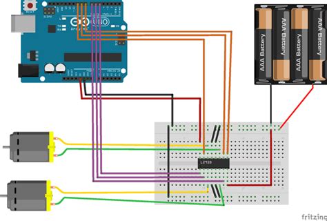 L293darduinobb Arduino Control Bar Chart