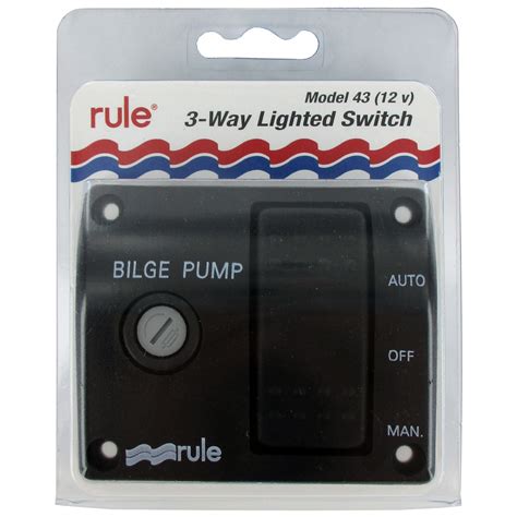 Rule Xylem 43 Switch Rocker 3 Way Seattle Marine