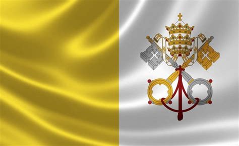 The Flag And National Anthem Of Vatican City State Papal Artifacts