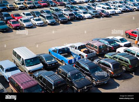 Parking Lot Stock Photo Alamy