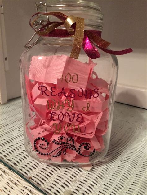 100 Reasons Why I Love You Jar Diy Fun Pinterest Jars Love And