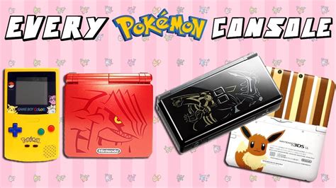 Every Limited Edition Pokemon Console Ever Made Youtube