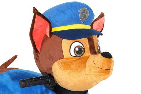 Paw Patrol 6 Volt Plush Chase Ride On By Dynacraft With Pup House