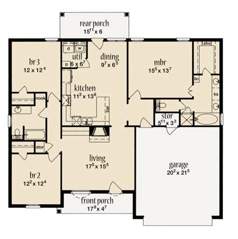 House 31485 Blueprint Details Floor Plans