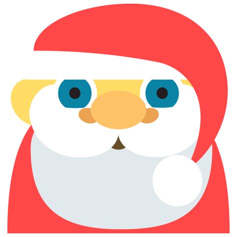 Santa Claus Emoji Transparent Png Stickpng