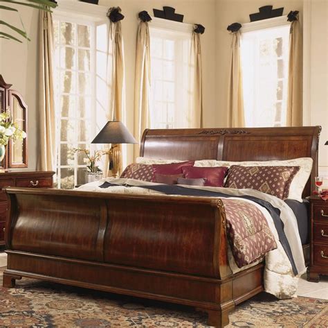 Cherry Grove 45th Queen Sleigh Bed By American Drew Sleigh Bedroom