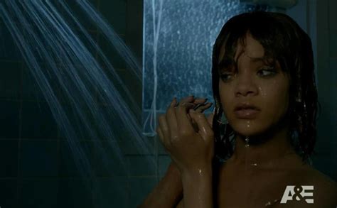 rihanna delivered a twist with her bates motel shower scene the fader