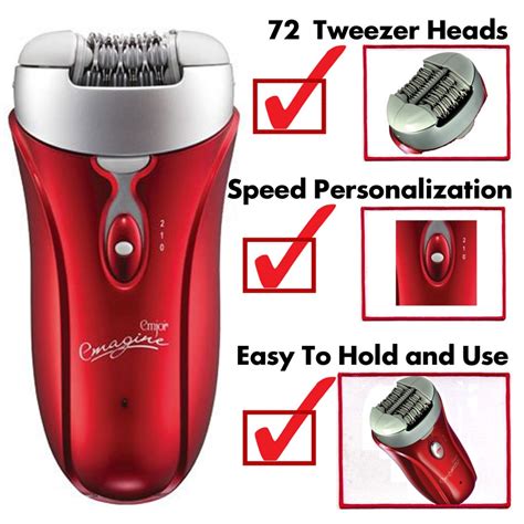 But, it's the speed settings that if you understand how beneficial epilating is to facial skin, then you'll be exhausting all means and possibilities to try one with the best epilator for facial hair. Emjoi Emagine Epilator Review (Best Emjoi Epilator)