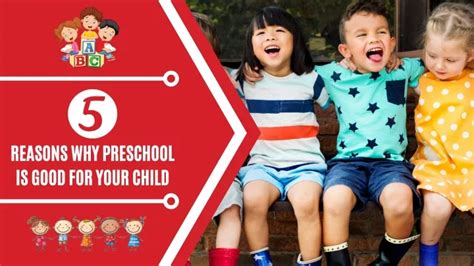 Ppt 5 Reasons Why Preschool Is Good For Your Child Powerpoint