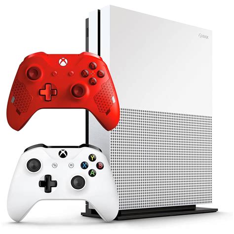 Microsoft Xbox One S 1tb Video Game Console Bundle And Extra Sport Red