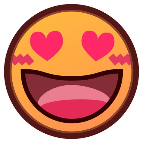 Smiling Face With Heart Shaped Eyes Emoji For Facebook Email And Sms