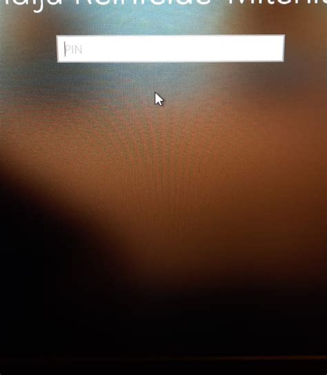 Stuck In Welcome Screen After Wrong Pin Microsoft Community
