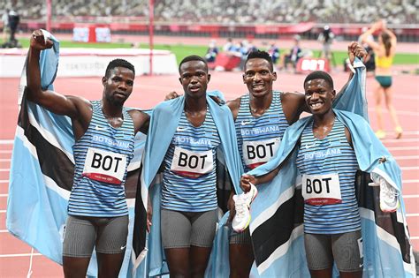 Team Botswana Athletes Bnoc Grateful Khupe Sunday Standard
