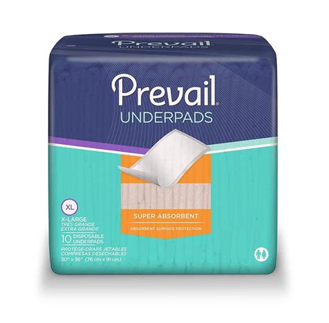 Prevail Extra Large Premium Underpads 30 X 36 Inches 10 Ea 4 Pack