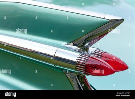 Cadillac Fleetwood 1959, American classic car vintage tail light