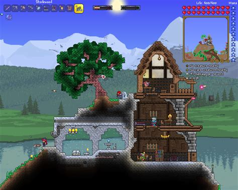 A Screenshot Of Part My Base What Do You All Think Rterraria
