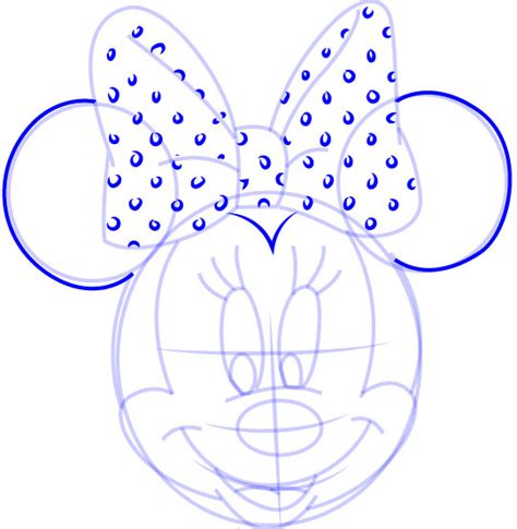 Cara Mudah Sketsa Atau Menggambar Wajah Minnie Mouse Dari Mickey Mouse