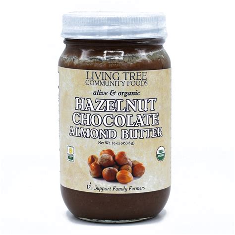 Hazelnut Chocolate Almond Butter Alive And Organic Living Tree