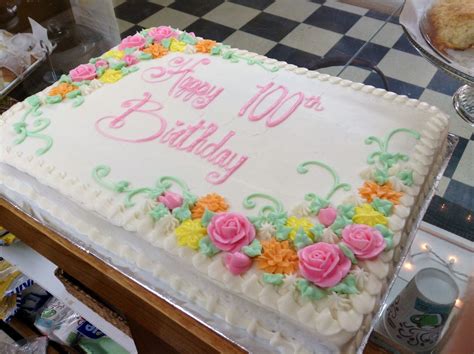 Floral Sheet Cake Birthday Cake With Pink And Yellow Flowers