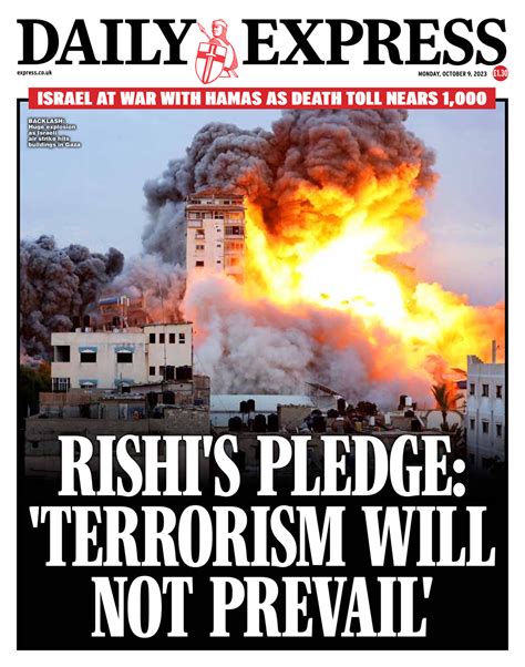Daily Express Front Page Th Of October Tomorrow S Papers Today