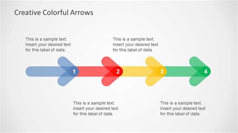 Creative Colorful Arrows Layout For Powerpoint Slidemodel